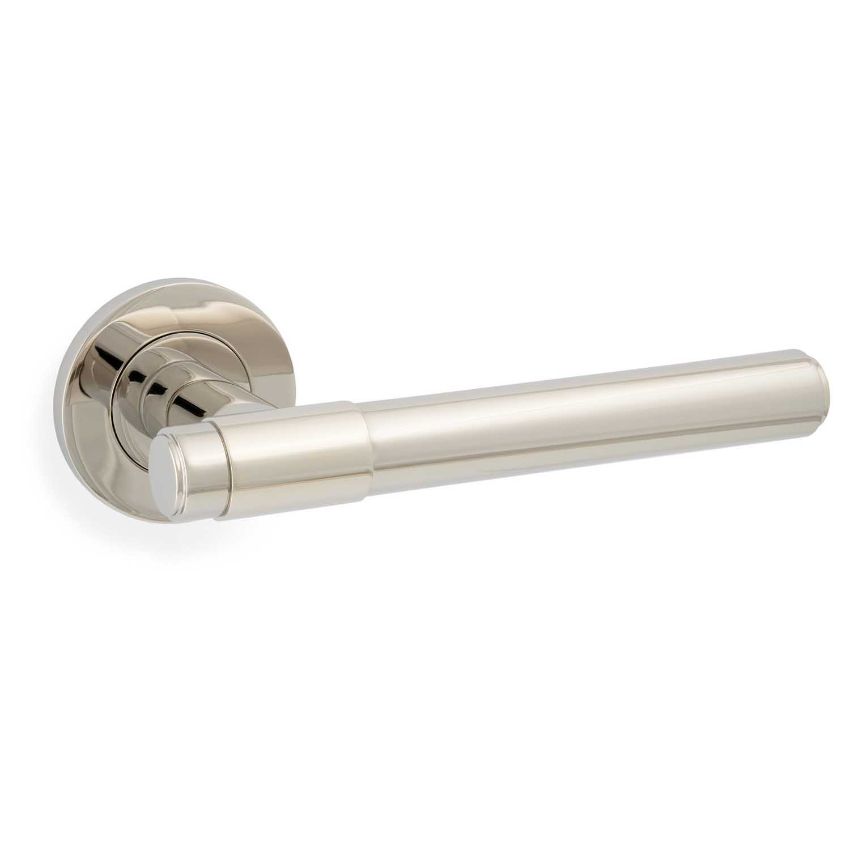 Picture of Kingston Plain Lever on Round Rose - AW241PNPVD