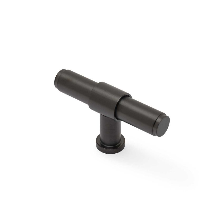 Picture of Kingston Plain T-Bar Cupboard Knob- AW838P-80-DBZPVD