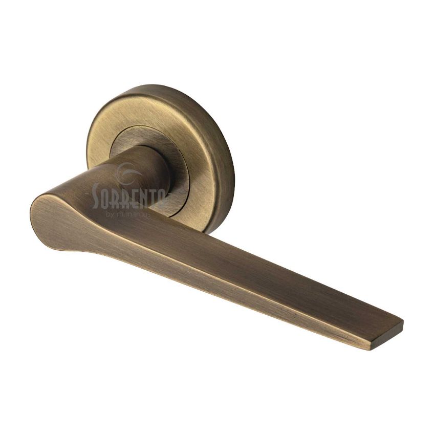Picture of Sorrento Door Handle on Round Rose Neo Design- SC-3059-AZ
