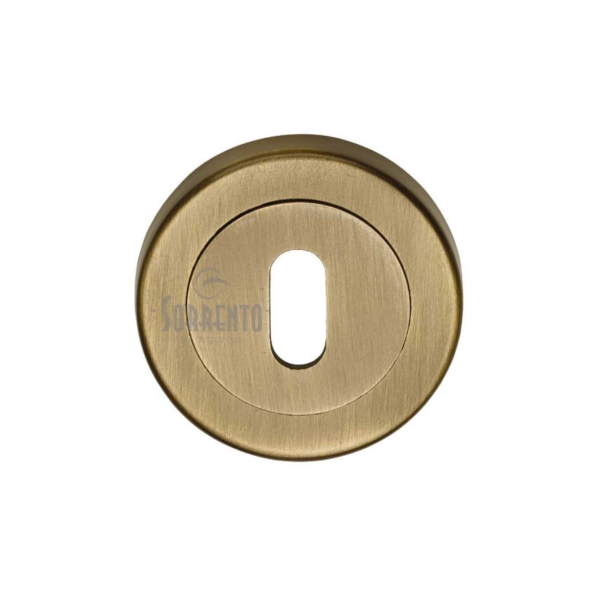 Picture of Sorrento Keyhole Escutcheon In Antique - SC-0191-AZ