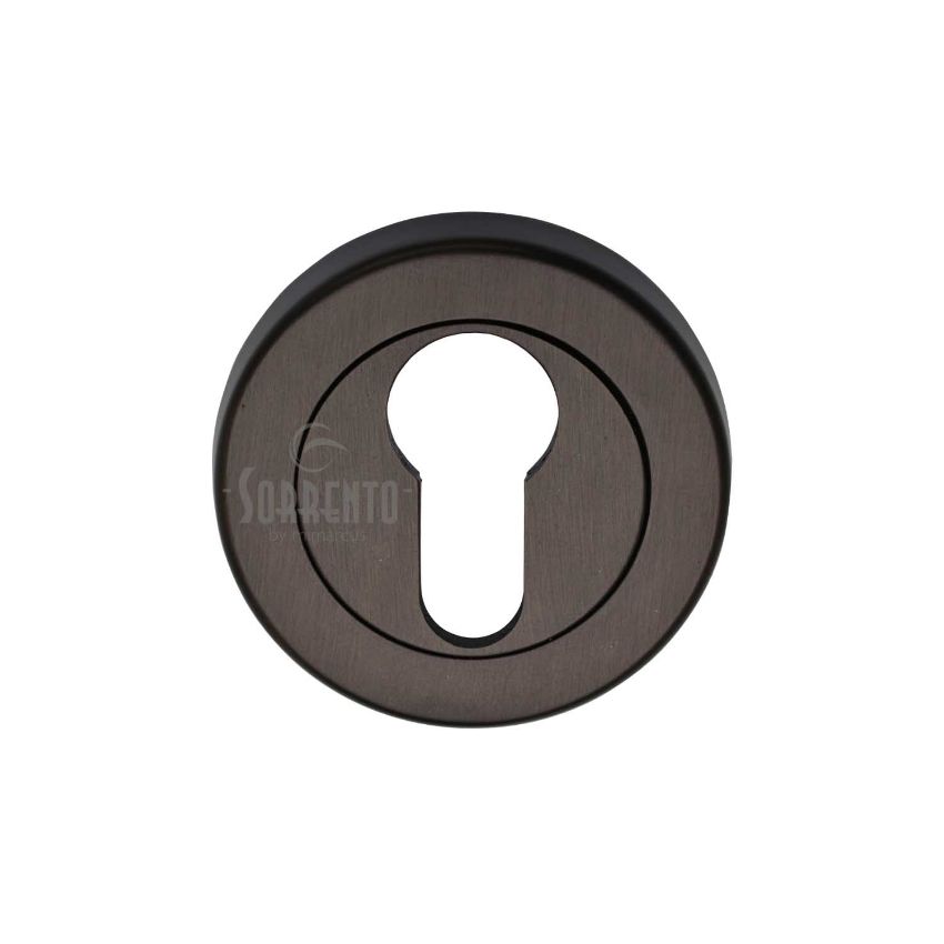 Picture of Sorrento Euro Profile Cylinder Escutcheon In Matt Bronze- SC-0192-MBZ