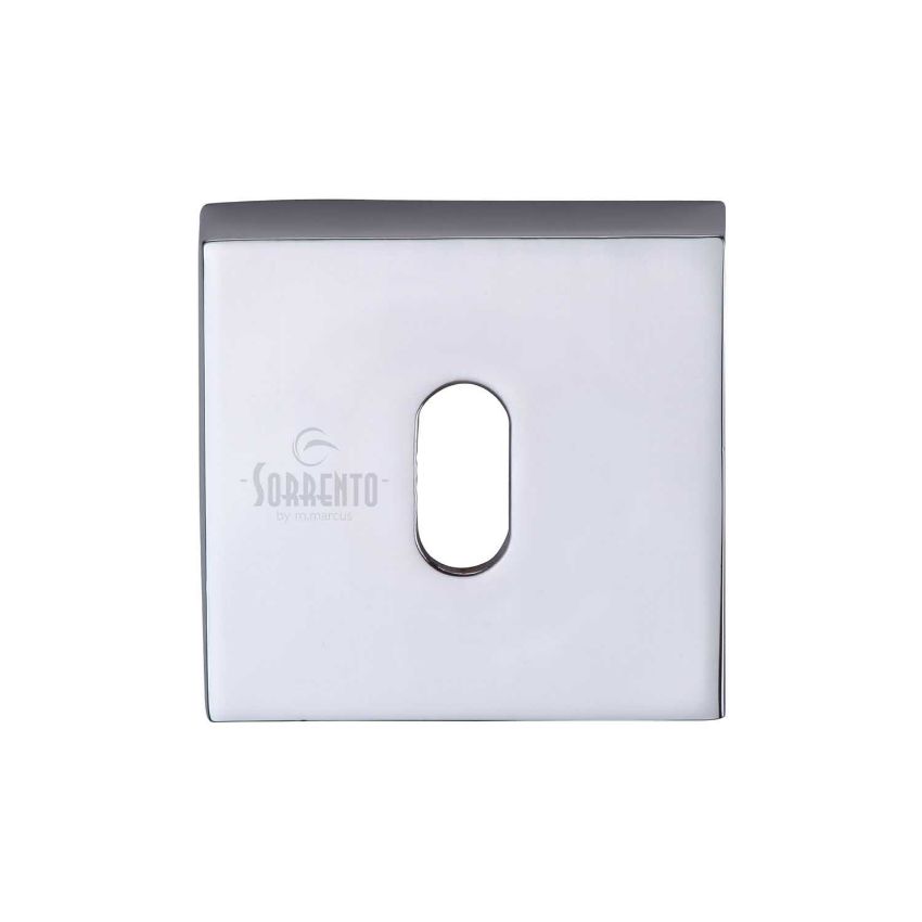 Picture of Sorrento Concealed Square Keyhole Escutcheon In Polished Chrome- SC-SQ5002-PC