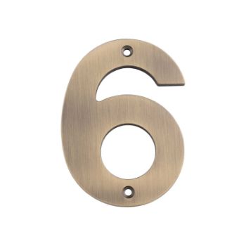 Picture of 102mm Antique Brass Stainless Steel Numerals - NUM10100AB