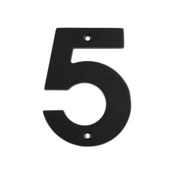 Picture of 102mm Matt Black Stainless Steel Numerals - NUM10100MB