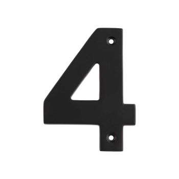 Picture of 102mm Matt Black Stainless Steel Numerals - NUM10100MB