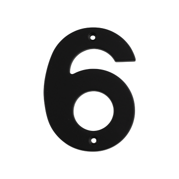 Picture of 102mm Matt Black Stainless Steel Numerals - NUM10100MB