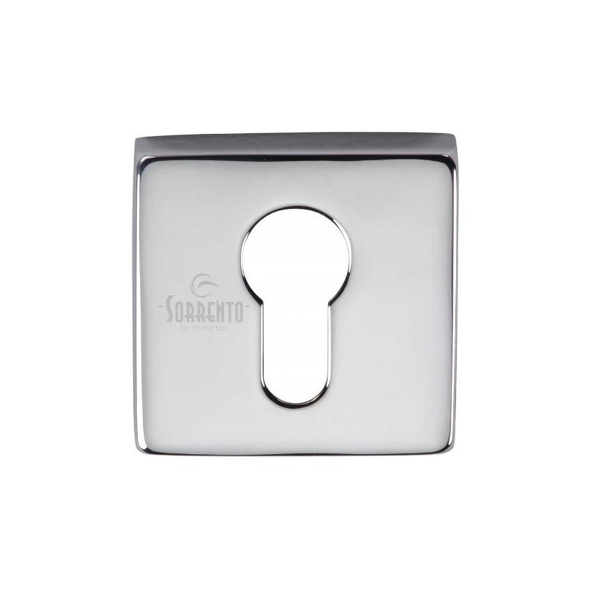 Picture of Sorrento Concealed Square Euro Escutcheon In Polished Chrome- SC-SQ5004-PC