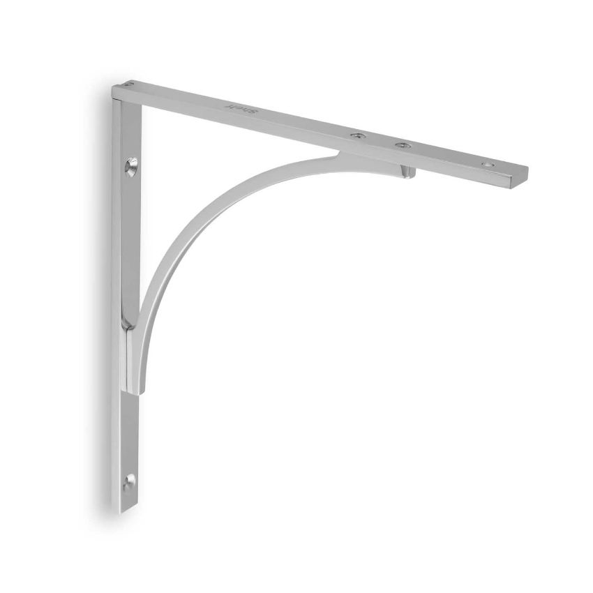 Picture of Eden Solid Brass Shelf Bracket In Polished Chrome- AW740PC