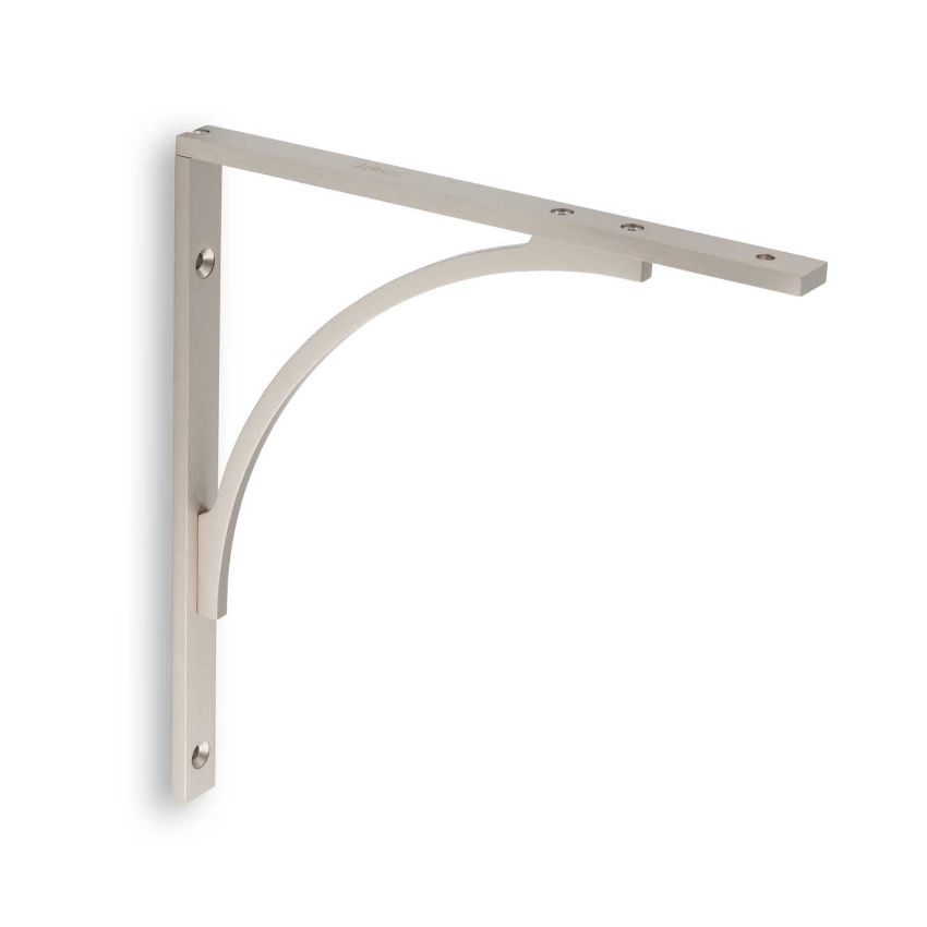 Picture of Eden Solid Brass Shelf Bracket In Satin Nickel- AW740SN