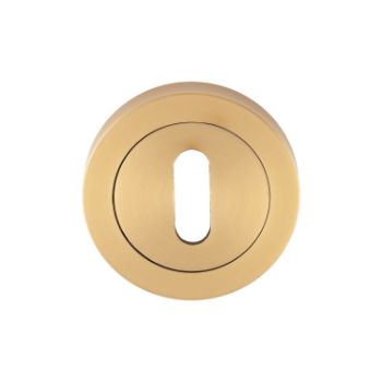 Picture of Manital Standard Lock Escutcheon in Satin Brass - EUL002SB