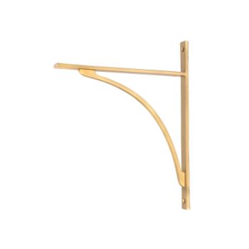 Picture of Apperley Shelf Bracket In Satin Brass