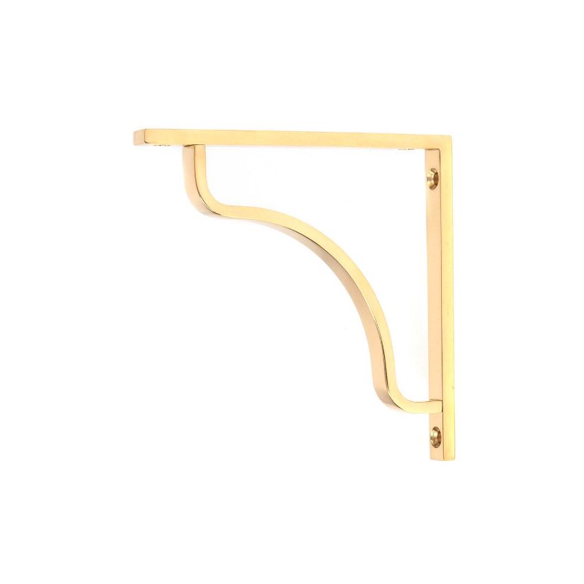Picture of Abingdon Shelf Bracket In Polished Brass