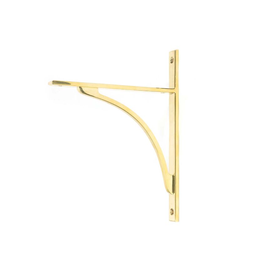 Picture of Apperley Shelf Bracket In Polished Brass