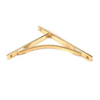 Picture of Apperley Shelf Bracket In Polished Brass