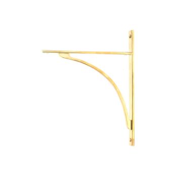 Picture of Apperley Shelf Bracket In Polished Brass