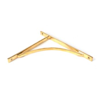 Picture of Apperley Shelf Bracket In Polished Brass