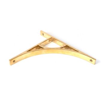 Picture of Tyne Shelf Bracket In Polished Brass