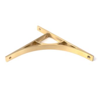 Picture of Tyne Shelf Bracket In Satin Brass