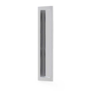 Picture of Alexander and Wilks Rectangular Flush Pull in Polished Chrome- AW911-100-PC