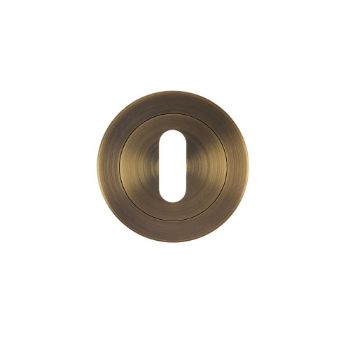 Picture of Standard profile escutcheon in antique brass - ZPA002-AB