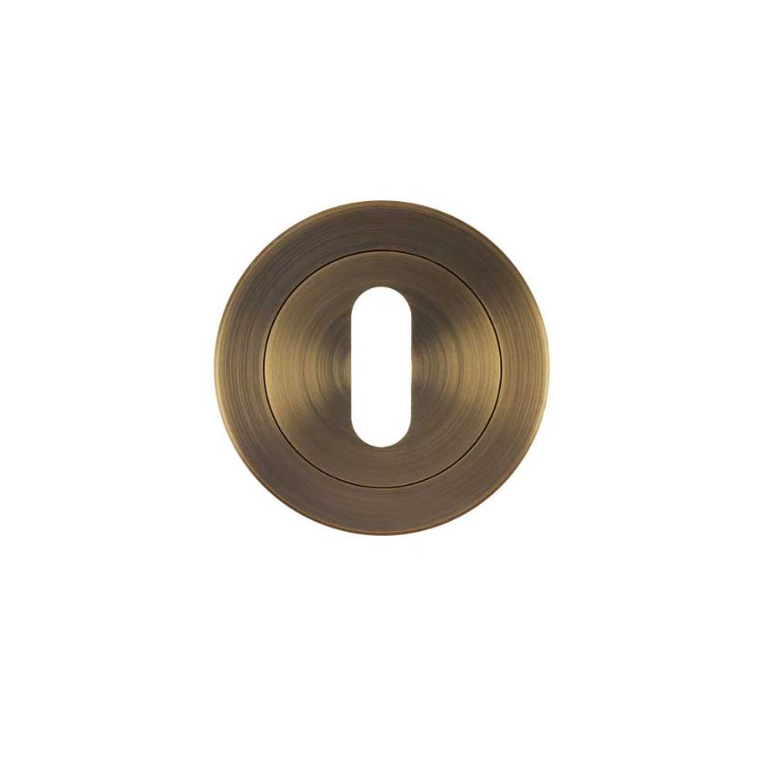 Picture of Standard profile escutcheon in antique brass - ZPA002-AB