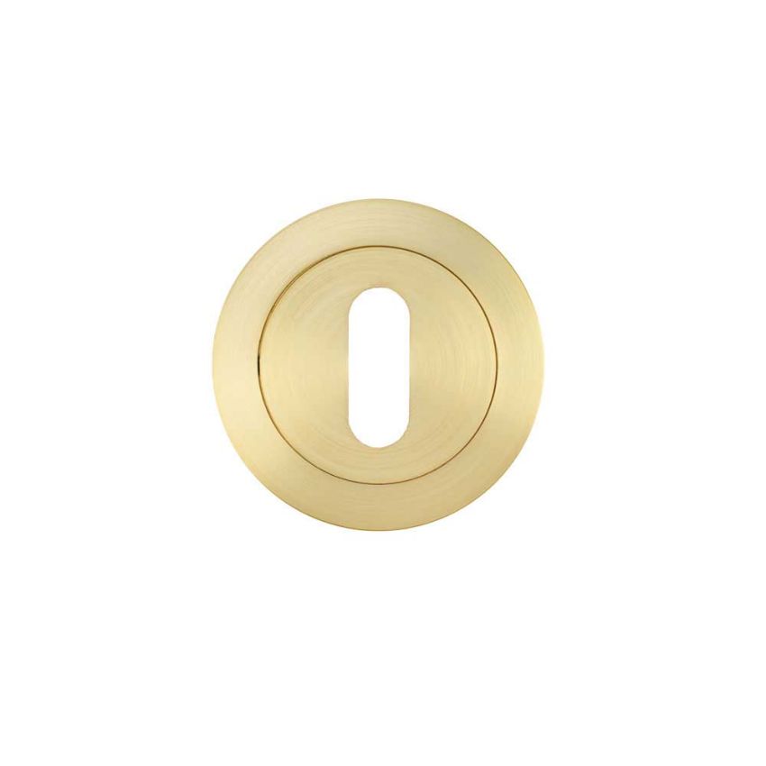 Picture of Standard profile escutcheon in satin brass - ZPA002-SB