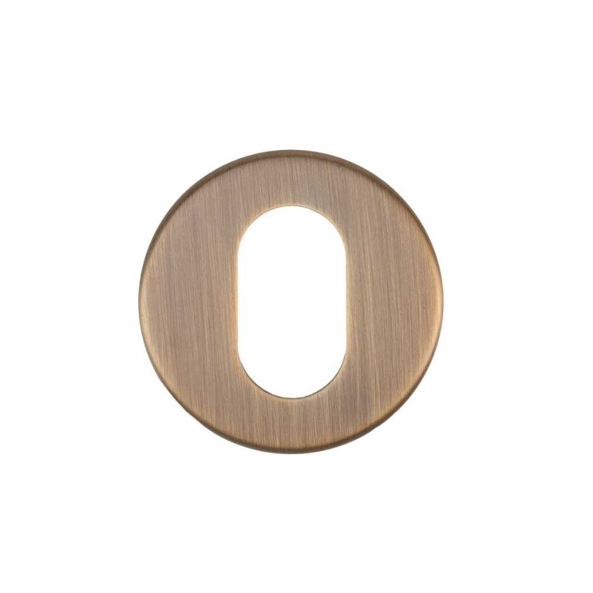 Picture of Oval Profile Escutcheon In Antique Brass-  ZCS2003G3AB