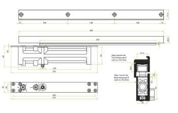 Picture of Contract Concealed Door Closer - ZDC003C-SE