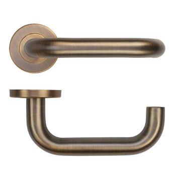 Picture of Tubular Door Handle In Antique Brass - ZCS2030G3AB