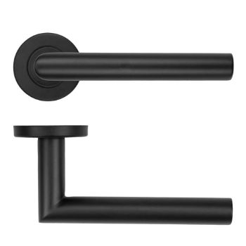Picture of Mitred Door Handle In Powder Coat Black- ZCS2010G3PCB