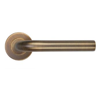 Picture of Radius Door Handle In Antique Brass - ZCS2020G3AB