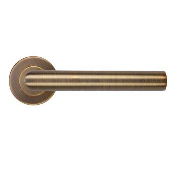 Picture of Mitred Door Handle In Antique Brass - ZCS2010G3AB