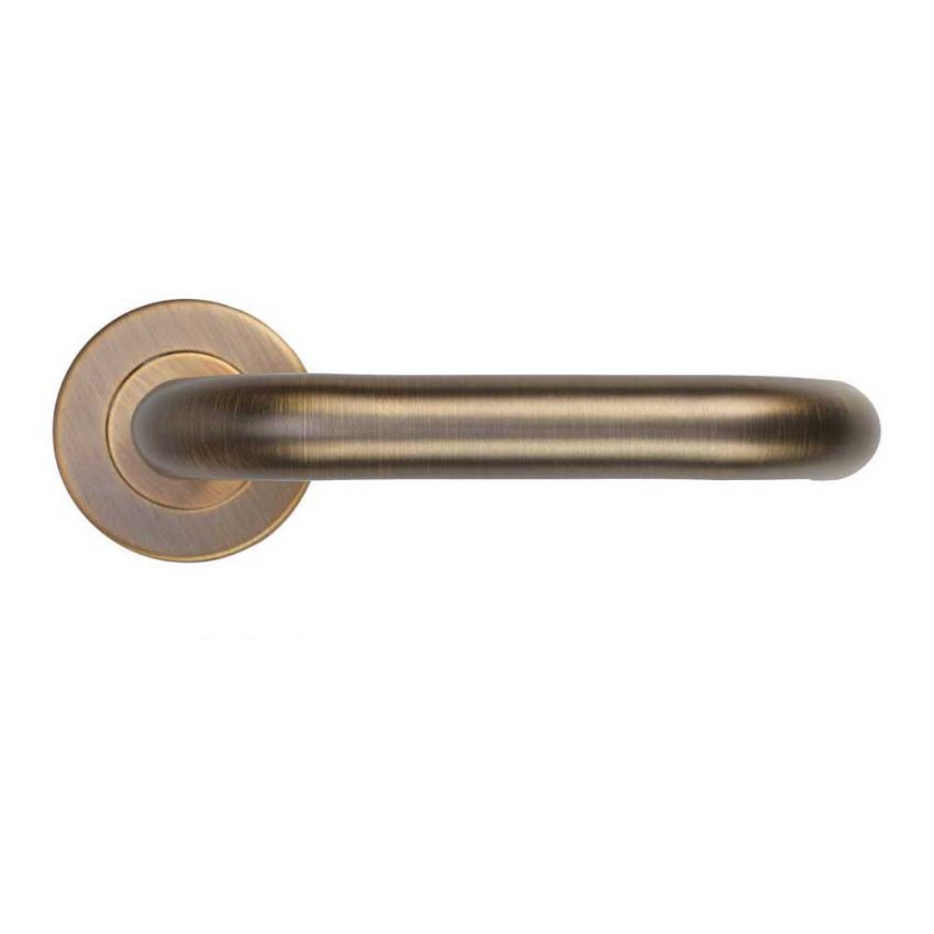 Picture of Tubular Door Handle In Antique Brass - ZCS2030G3AB