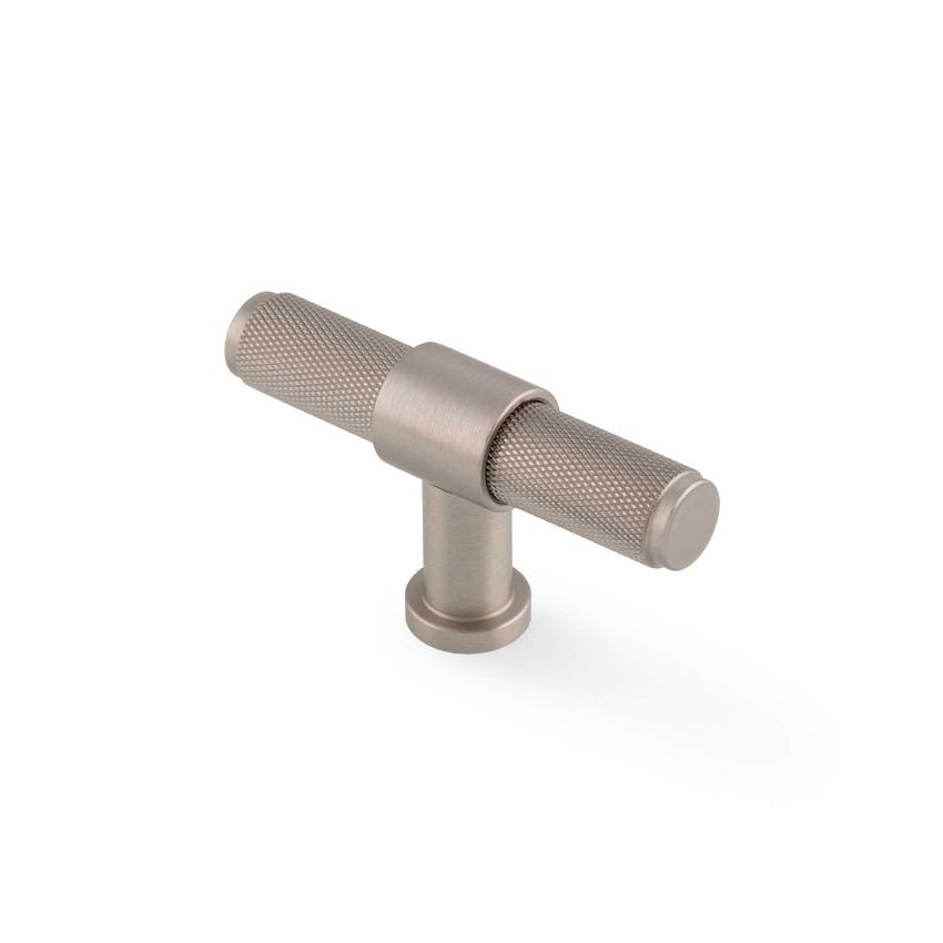 Picture of Kingston Knurled T-Bar Cupboard Knob- AW838-80-SNPVD