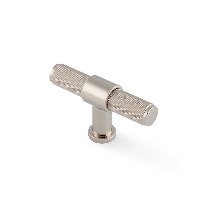 Picture of Kingston Knurled T-Bar Cupboard Knob- AW838-80-PNPVD