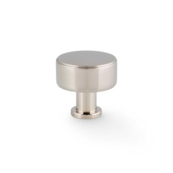 Picture of Lucia Plain Cupboard Knob in Polished Nickel - AW807P-PNPVD
