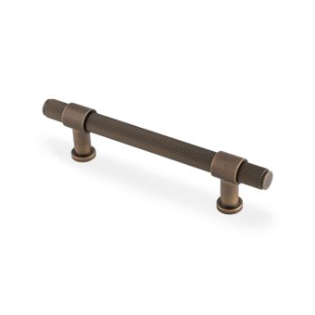 Picture of Kingston Knurled Pull Handle In Antique Brass- AW839-AB