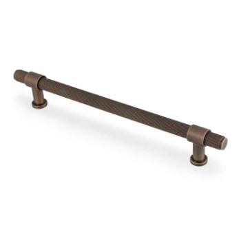 Picture of Kingston Knurled Pull Handle In Antique Brass- AW839-AB
