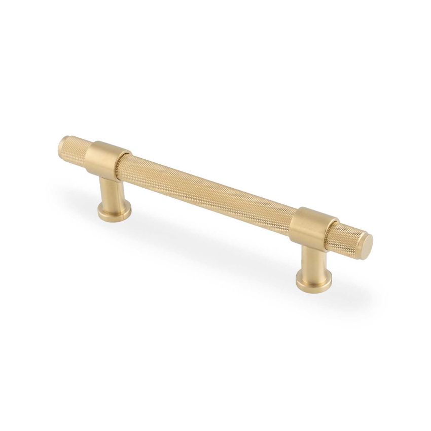 Picture of Kingston Knurled Pull Handle In Satin Brass PVD- AW839-SBPVD