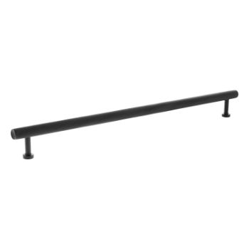Picture of Paddington Spiral T-Bar Cabinet Pull Handle In Matt Black- MHCS17128MB