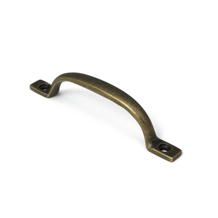 Picture of Slim Sash Pull In Burnished Brass- 52384