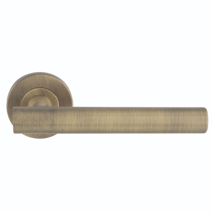 Picture of Philadelphia Lever on Sprung Push on Round Rose- CSL1194AB