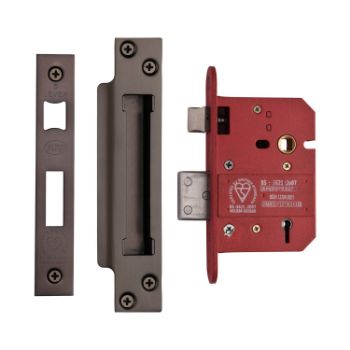 Picture of 5 Lever Key Sashlock (BS certified) - Matt Bronze - YKSLBS52N-MB