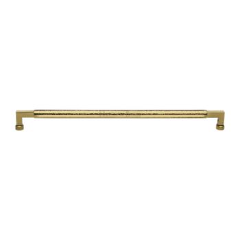 Picture of Bauhaus Hammered Door Pull Handle In Polished Brass- V1317 330-PB