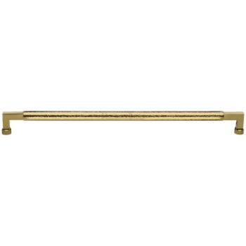 Picture of Bauhaus Hammered Door Pull Handle In Polished Brass- V1317 330-PB