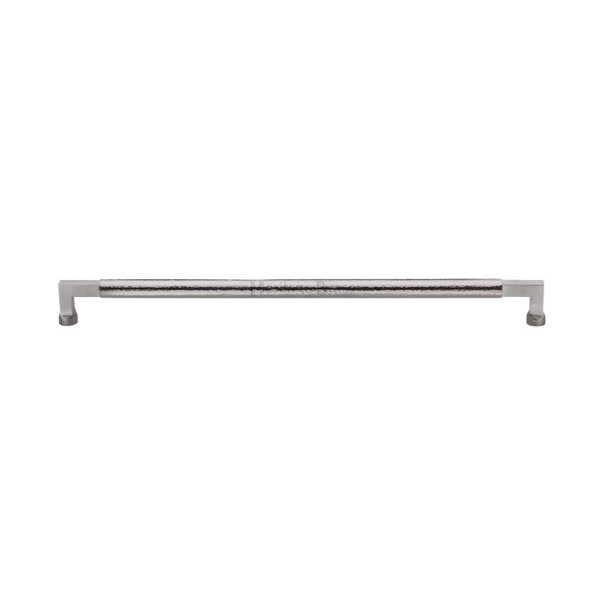 Picture of Bauhaus Hammered Door Pull Handle In Satin Nickel- V1317 330-SN