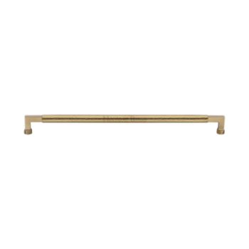 Picture of Bauhaus Hammered Door Pull Handle In Satin Brass- V1317 330-SB