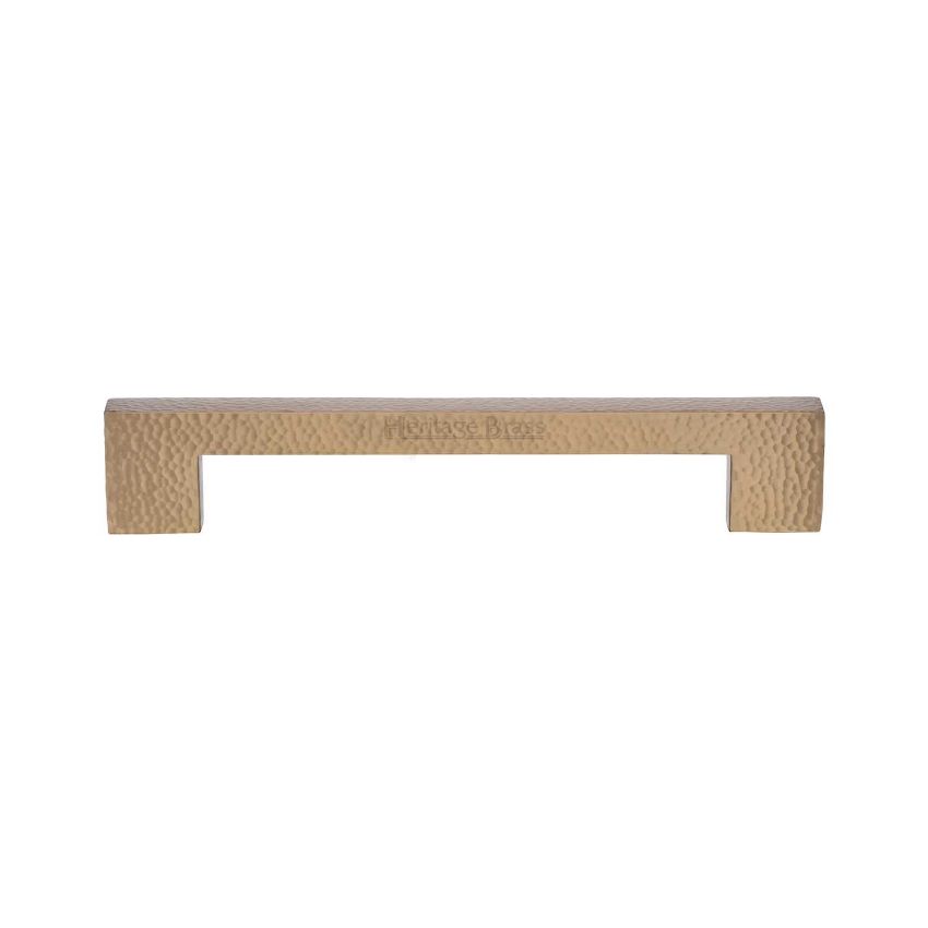 Picture of Metro Hammered Door Pull Handle In Satin Brass- V1395 305-SB