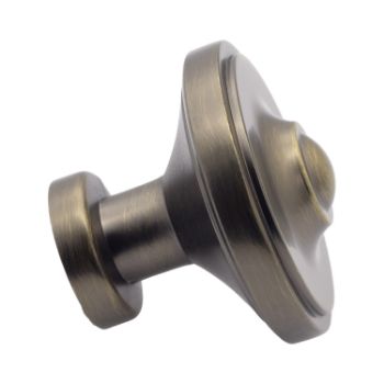 Picture of Ariel Cupboard Knob In Antique Brass - 116.11.902