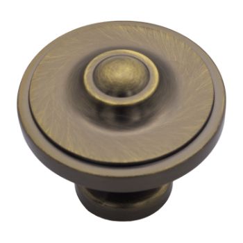 Picture of Ariel Cupboard Knob In Antique Brass - 116.11.902